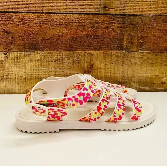 Melissa Rare Neon Leopard Sandals - Picture 3 of 7